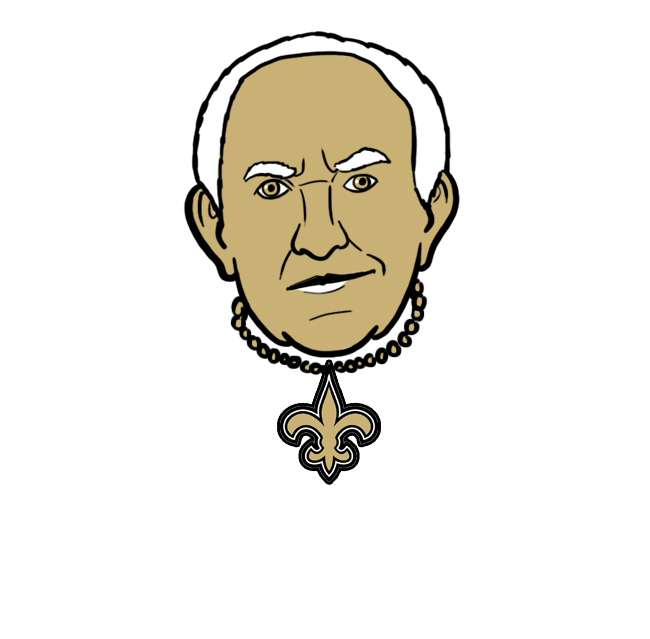 New Orleans Saints The High Sparrow Logo fabric transfer
